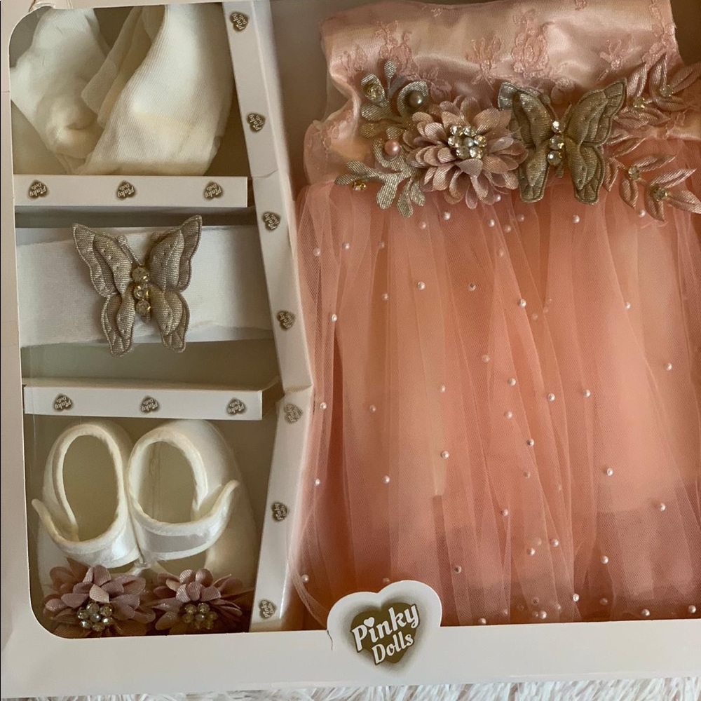 Baby dress set 4 Pieces